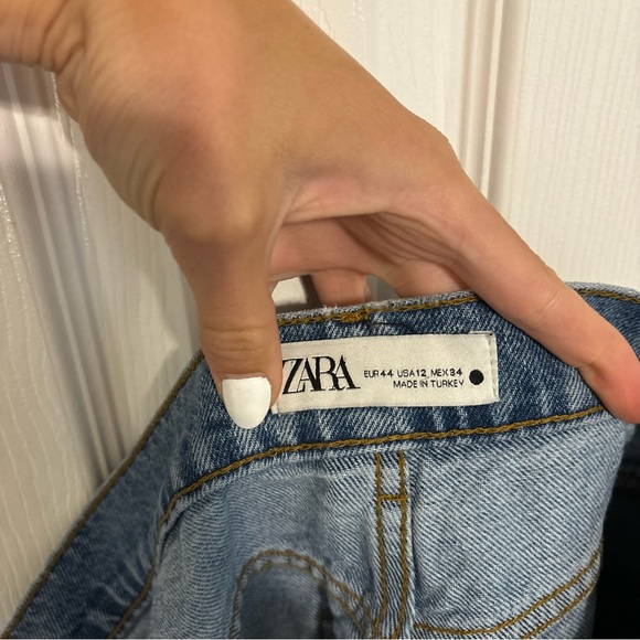 Zara The ‘90S Full Length Jeans Split Hem - Picture 11 of 12